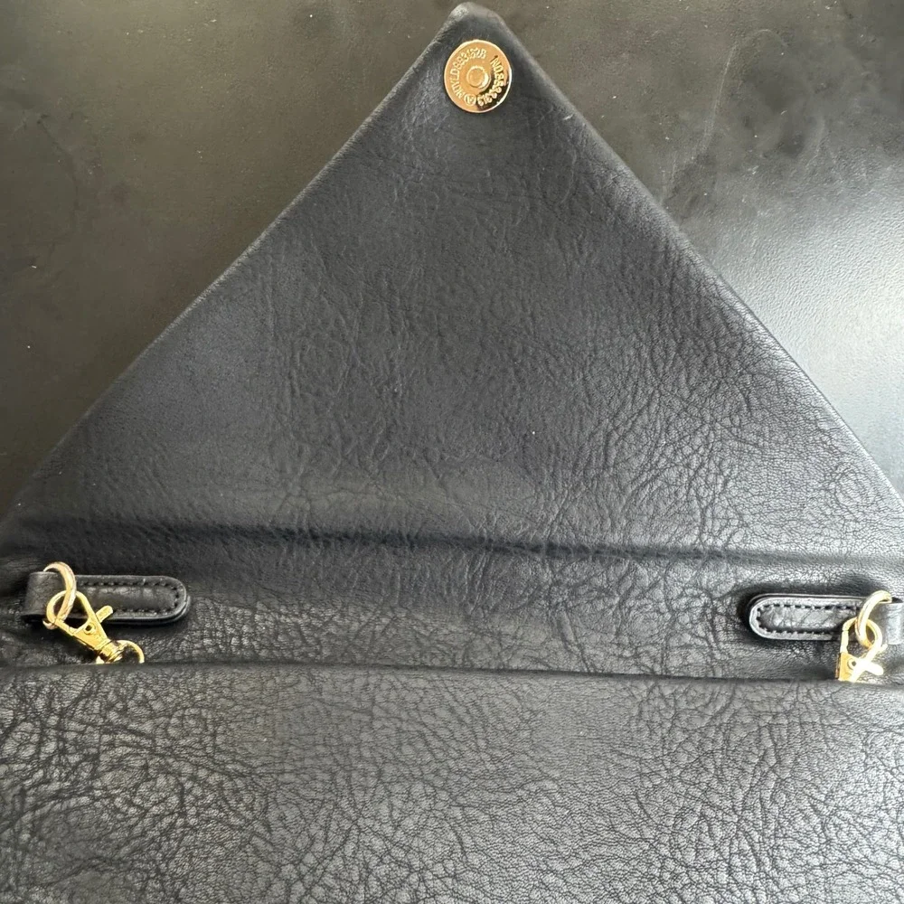 NWOT Urban Expressions Studded Vegan Leather‎ Clutch Evening Bag Party